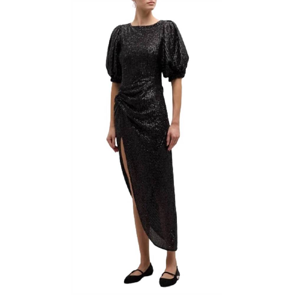 NEW IN THE MOOD FOR LOVE sahar dress in black